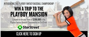 Win a Trip to the Playboy Mansion by Playing Fantasy Baseball