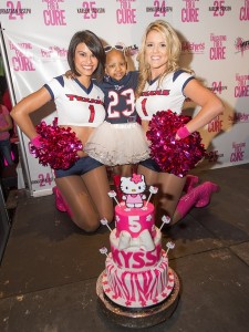 Houston Texans Cheerleaders with Kyssi Andrews (Photo by Micahl Wyckoff)