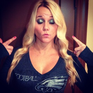 NFL Glam: Philadelphia Eagles Game Day Eyes from The Blonde Side