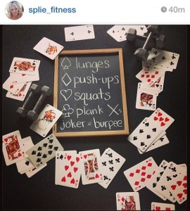 Meet your new at home trainer: a deck of cards (via Splie Fitness)