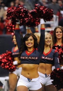 Houston Texans Cheerleader Liz has boundless NRG