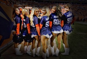Some of the classiest cheerleaders in the NFL, the Denver Broncos Cheerleaders
