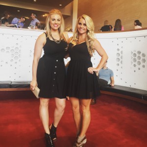 The Blondes: Braidee and Jayme at the Houston Symphony Summer Series