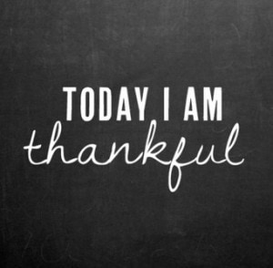 Being thankful is a powerful thing