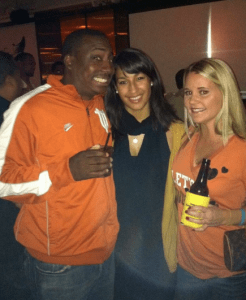Rodney and his beautiful wife Missy - and yes, The Blonde Side in a UT shirt courtesy of Rodney!