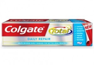 Who needs a teeth whitening app when you have Colgate Total Daily Repair