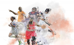 Houston sports illustration - by German Arellano