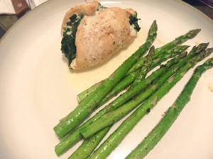 RECIPE: Spinach & Goat Cheese Stuffed Chicken