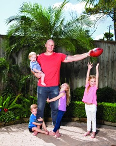 Chris Myers - living (and loving) the dad life. (Photo: Sofía van der Dys)