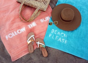 Beach Towel DIY from LSpace