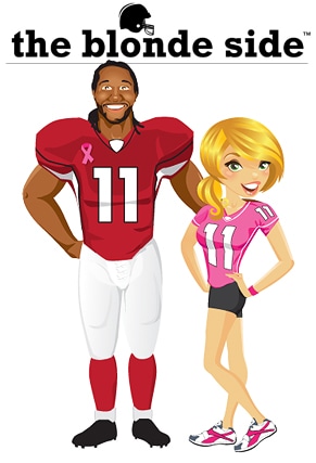 Jayme Lamm and Larry Fitzgerald
